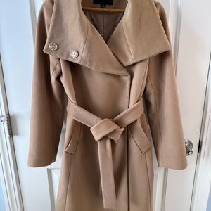 Ann Taylor Classic Tan Wool Coat